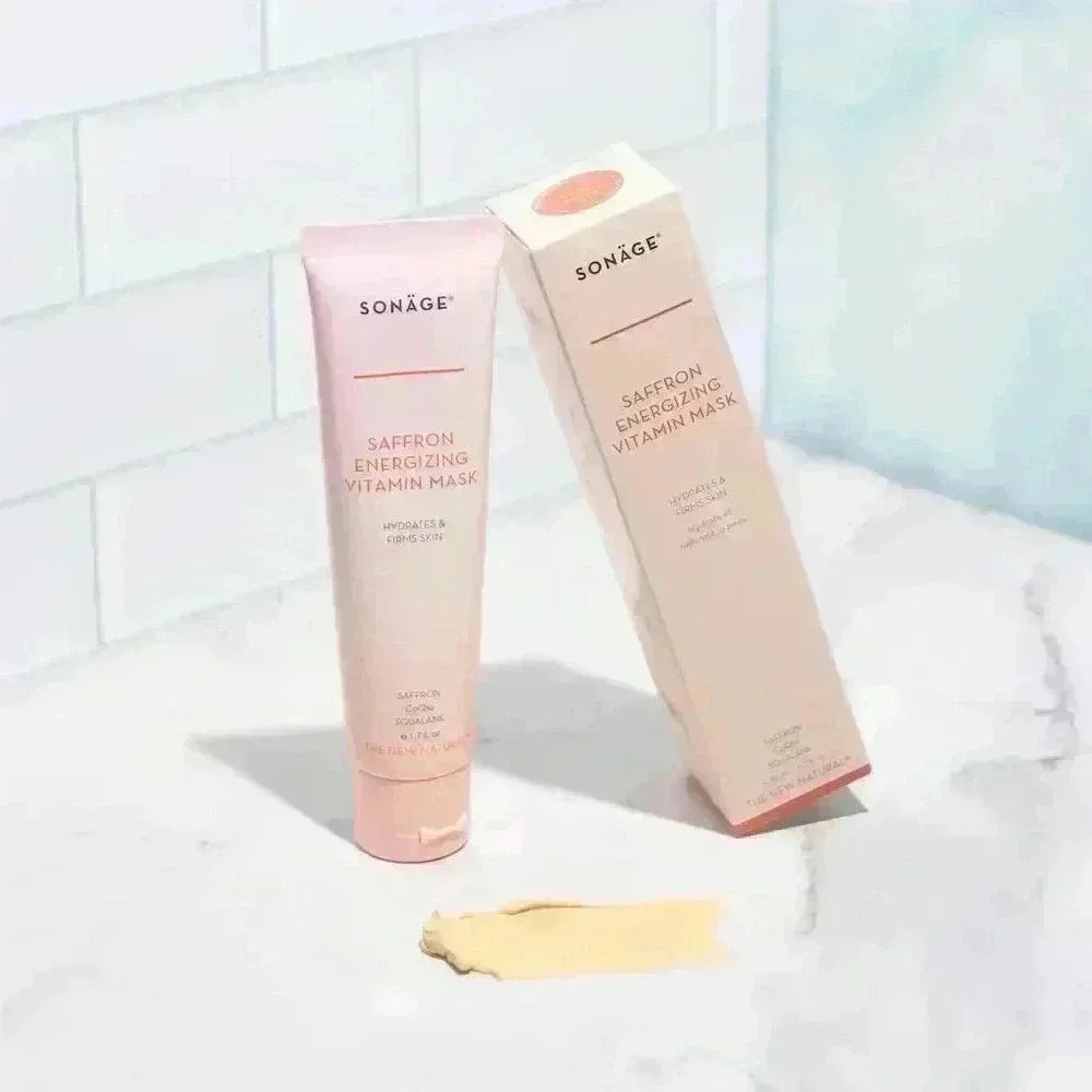 Sonäge Saffron Energizing Vitamin Face Mask 50ml Hydrates & Firms